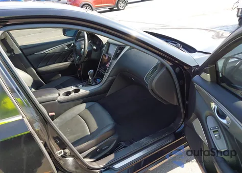 2017 Infiniti Q50 2.0T Premium from USA, damaged, VIN JN1CV7AP2HM641886